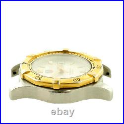 Tag Heuer Prof Wk1320-0 Silver Dial 2-tone S. S. Ladies Watch Head Parts/repairs