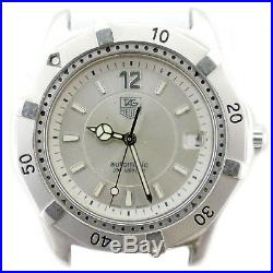 Tag Heuer Sapphire Crystal Wk2116-1 Silver Dial Watch Head For Part Or Repairs