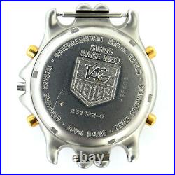 Tag Heuer Sel Link Chrono Cg1122-0 Prof Gray Dial Watch Head For Parts/repairs