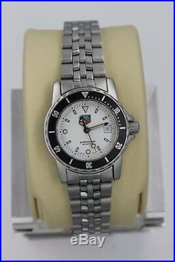 Tag Heuer WD1413. BA0614 White 1500 Professional Silver Watch Womens Parts Repair