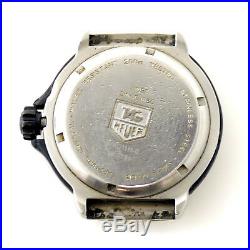 Tag Heuer Wac1111-0 Formula 1 Prof White Dial Mens Watch Head For Parts/repairs