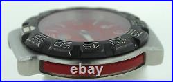 Tag Heuer Wac1113 Formula 1 Prof Red Dial 42mm Mens Watch Case For Parts/repairs