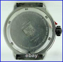 Tag Heuer Wac1113 Formula 1 Prof Red Dial 42mm Mens Watch Case For Parts/repairs