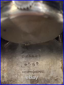 Tavannes Watch Swiss Sterling 925 Case Opens Closes Wrist To Clock -PARTS REPAIR