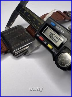 Tavannes Watch Swiss Sterling 925 Case Opens Closes Wrist To Clock -PARTS REPAIR
