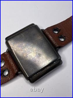 Tavannes Watch Swiss Sterling 925 Case Opens Closes Wrist To Clock -PARTS REPAIR