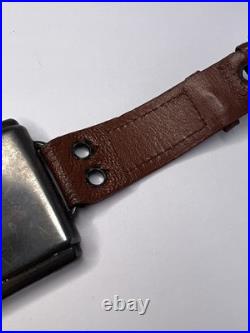 Tavannes Watch Swiss Sterling 925 Case Opens Closes Wrist To Clock -PARTS REPAIR