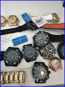 Techno Marine Watches LOT for repair or parts Mens and womens 21 PIECES