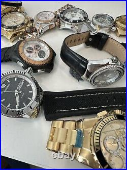 Techno Marine Watches LOT for repair or parts Mens and womens 21 PIECES