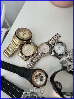 Techno Marine Watches LOT for repair or parts Mens and womens 21 PIECES