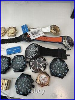 Techno Marine Watches LOT for repair or parts Mens and womens 21 PIECES