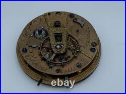 TimeKeeper Royal E Robbins LiverPool 24413, Movement for parts or repair. # 389 TimeKeeper Royal E Robbins LiverPool 24413, Movement for parts or repair. # 389