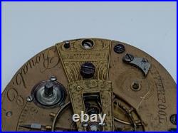 TimeKeeper Royal E Robbins LiverPool 24413, Movement for parts or repair. # 389 TimeKeeper Royal E Robbins LiverPool 24413, Movement for parts or repair. # 389