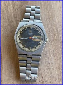 Tissot Automatic PR 516 GL Not Working For Parts Repair Vintage Watch