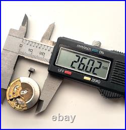 Tissot Cal 2481 Automatic Watch Movement with Original Crown for Repair Parts