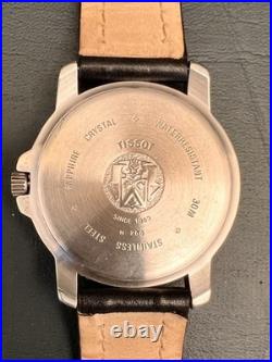 Tissot Navigator N250 World Timer Quartz 39mm Leather Strap For Parts/Repair Tissot Navigator N250 World Timer Quartz 39mm Leather Strap For Parts/Repair