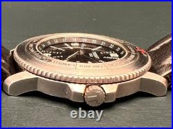 Tissot Navigator N250 World Timer Quartz 39mm Leather Strap For Parts/Repair Tissot Navigator N250 World Timer Quartz 39mm Leather Strap For Parts/Repair