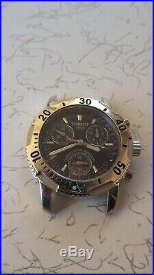 Tissot Quartz Chronograph 200 M, 660feet, Not Working Sold For Parts Or Repair