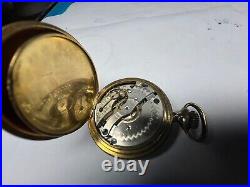 Tornado pocket watch case 40.3 mm sell as part and repair stem and no glass