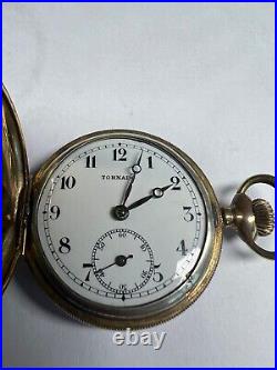 Tornado pocket watch case 40.3 mm sell as part and repair stem and no glass