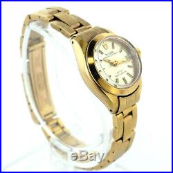 Tudor Princess Osyterdate Silver Dial Gold Filled Ladies Watch Parts Or Repairs