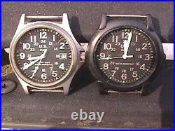 U. S. GUIDE 24 HOUR Military TIME DIAL WATCH PARTS or YOU REPAIR