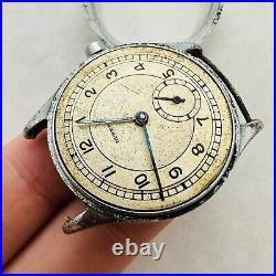 ULTRA RARE HUBER Watch Parts/REPAIR MILITARY GERMANY Vtg Wrist Old CLASSIC
