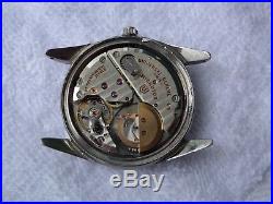 UNIVERSAL GENEVE POLEROUTER steel AUTOMATIC 28 JEWELS CAL. 69 PARTS REPAIR