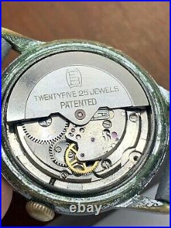 Unichorn FB194 Men's Watch Vintage Automatic 25 Jewels FOR REPAIR PARTS