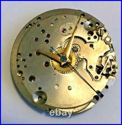 Universal Geneve Cal 285 Chronograph Watch Movement For Parts or Repair 32mm