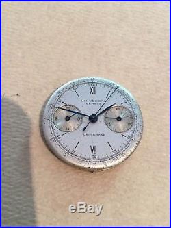 Universal Geneve Cal 285 movement dial and hands, For parts, repair, project