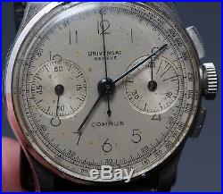 Universal Geneve Compur Vintage Wrist Watch Cal 281 Chronograph PARTS/REPAIR