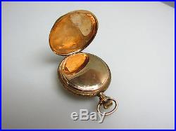 Unmarked Tests 10kt Yellow Gold Jewelry Waltham Pocket Watch Parts / Repair