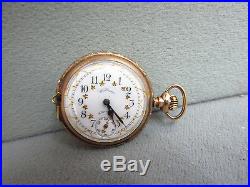 Unmarked Tests 10kt Yellow Gold Jewelry Waltham Pocket Watch Parts / Repair