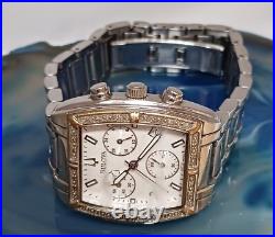 Untested for parts & repairs Bulova 96R163 Wrist Watch for Women Diamonds Accent