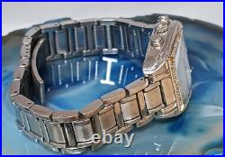 Untested for parts & repairs Bulova 96R163 Wrist Watch for Women Diamonds Accent