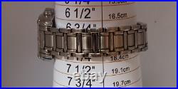 Untested for parts & repairs Bulova 96R163 Wrist Watch for Women Diamonds Accent