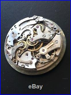 Unver Watch Chronograph Movement Wristwatch 31m For Repair Or Parts -Swiss