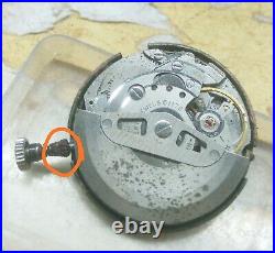 Used Seiko 6117b World Time Automatic Watch Movement For Parts Repairs