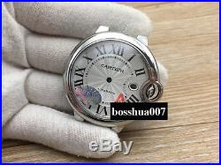 V6 repair parts BIue BALLON watch case kit fit eta 2824 2892 movement sapphire