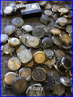 VERY BIG LOT! Wristwatches. USSR. Repair, spare parts