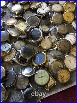 VERY BIG LOT! Wristwatches. USSR. Repair, spare parts