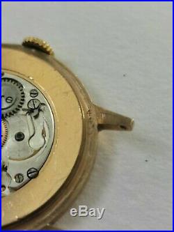 VINTAGE 1950 9ct GOLD FULL SIZE GENTS ROLEX PARTS and REPAIRS