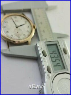 VINTAGE 1950 9ct GOLD FULL SIZE GENTS ROLEX PARTS and REPAIRS
