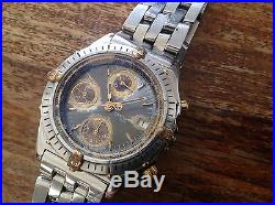 VINTAGE BREITLING CRONOMAT MENS WATCH FOR PARTS OR REPAIR. Chronograph cal 7750