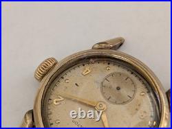 VINTAGE HAMILTON MEN'S WRISTWATCH With10K GF 2467062 1940s PARTS OR REPAIR As Is