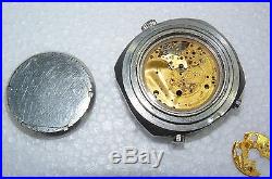 Vintage Heuer Cal 12 Automatic Watch Movement, Repair, Project, Parts