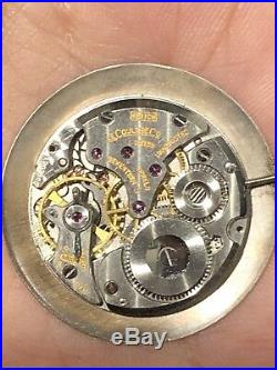 VINTAGE LECOULTRE 480/CW Mens Watch Movement For Parts Or Repair