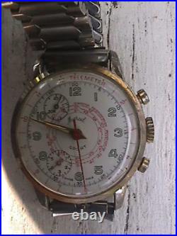 VINTAGE MARCEL SPORT TELEMETER CHRONOGRAPH PARTS or REPAIR