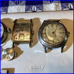 VINTAGE MEN'S Military & vintage watches for Parts-Repair some need simple work